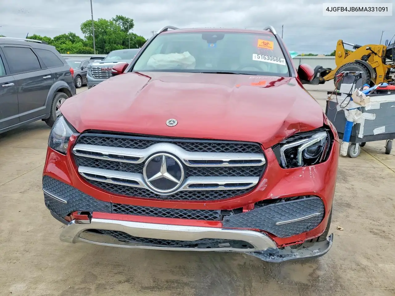 2021 Mercedes-Benz Gle 350 VIN: 4JGFB4JB6MA331091 Lot: 51630686