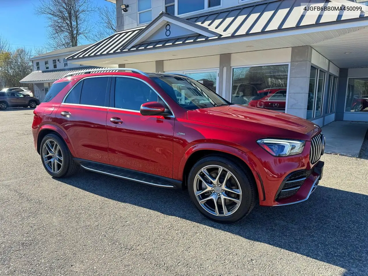 4JGFB6BB0MA450099 2021 Mercedes-Benz Gle Amg 53 4Matic