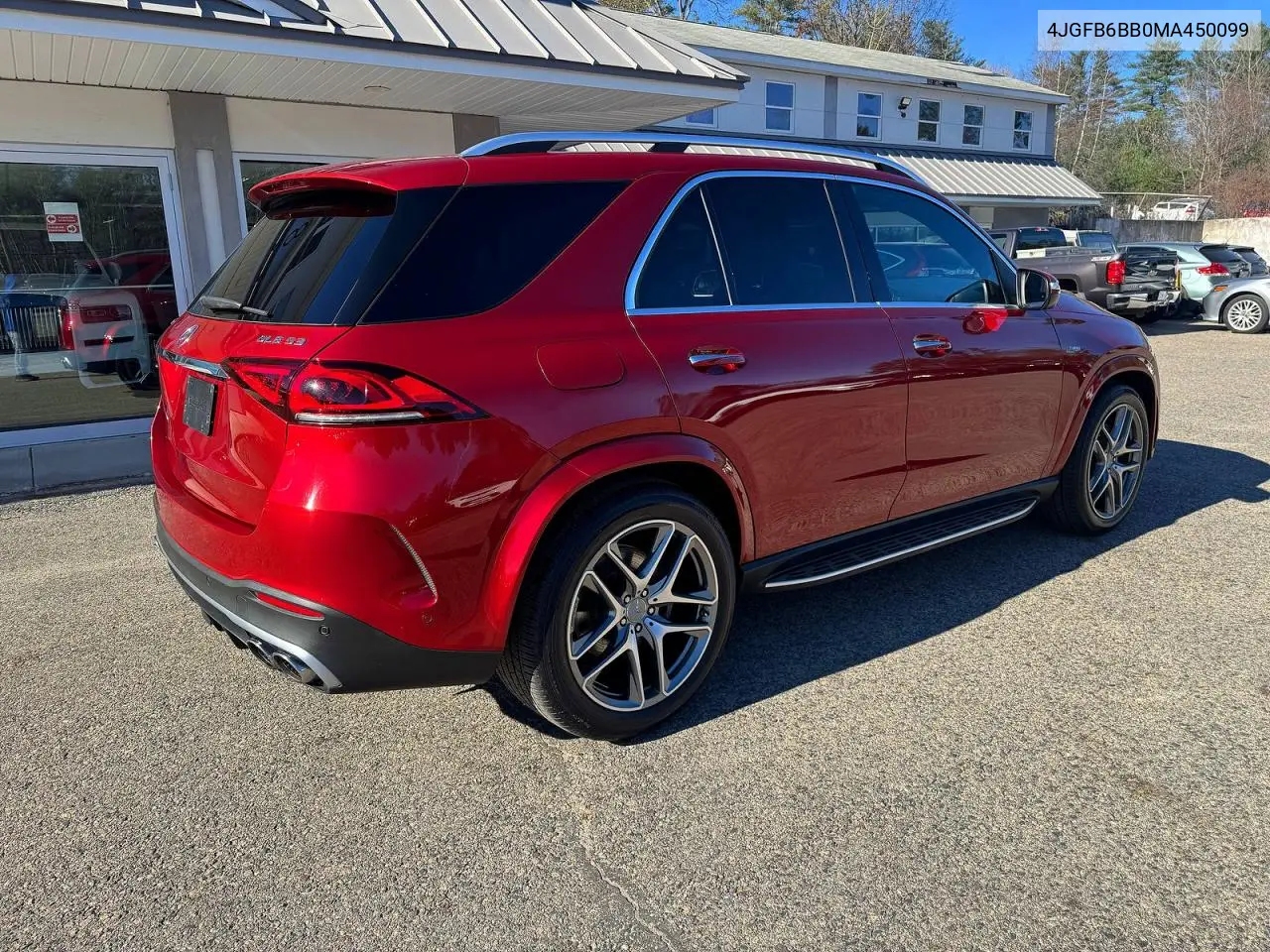 4JGFB6BB0MA450099 2021 Mercedes-Benz Gle Amg 53 4Matic