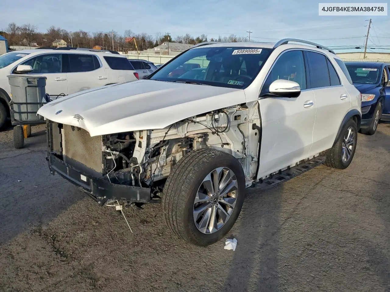 4JGFB4KE3MA384758 2021 Mercedes-Benz Gle 350 4Matic
