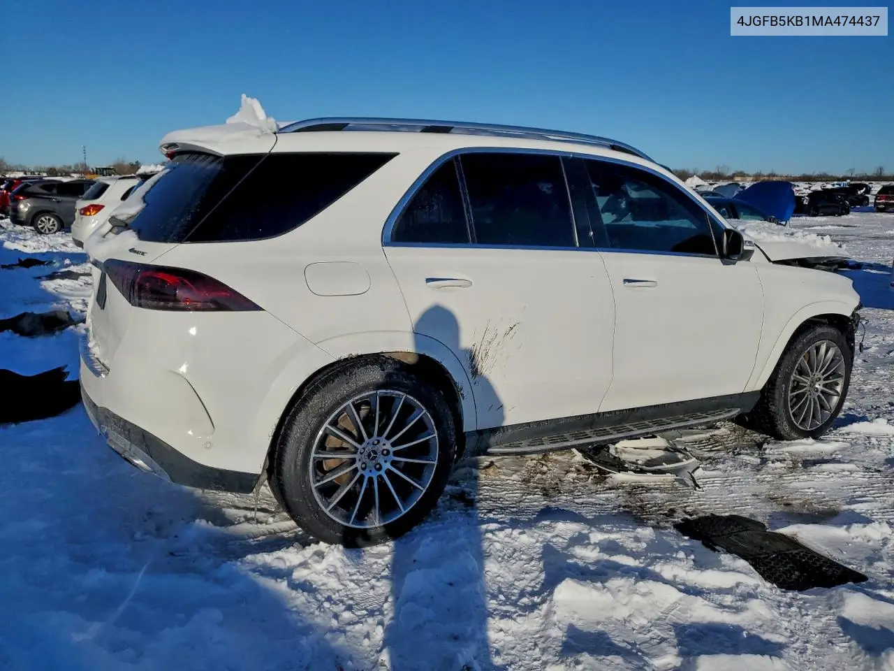 4JGFB5KB1MA474437 2021 Mercedes-Benz Gle 450 4Matic