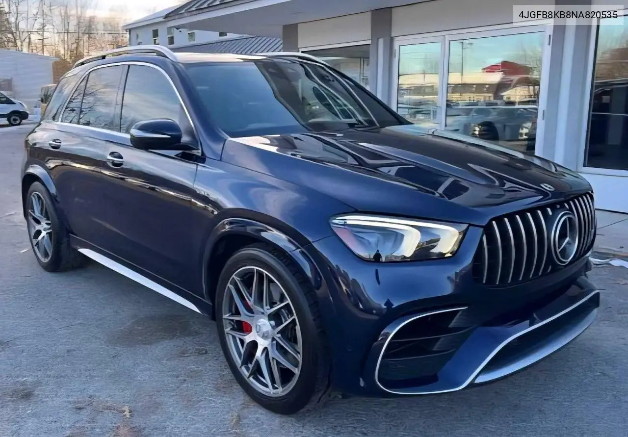 4JGFB8KB8NA820535 2022 Mercedes-Benz Gle 63 Amg 4Matic