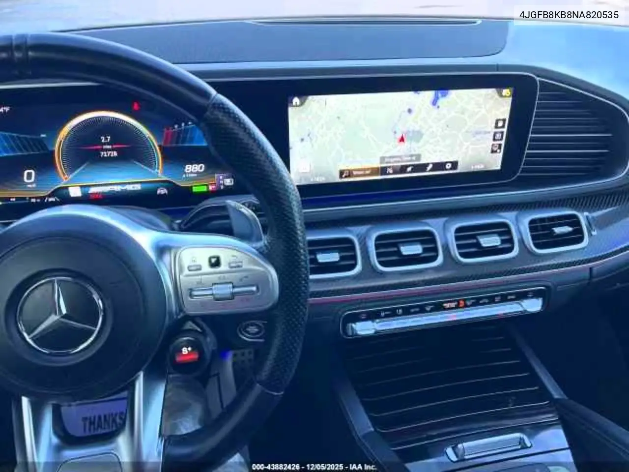 4JGFB8KB8NA820535 2022 Mercedes-Benz Gle 63 Amg 4Matic