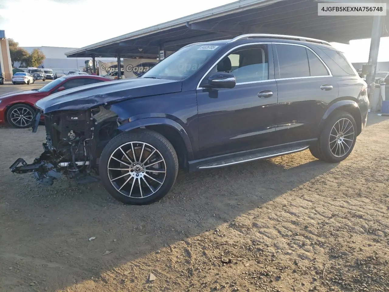 4JGFB5KEXNA756748 2022 Mercedes-Benz Gle 450 4Matic