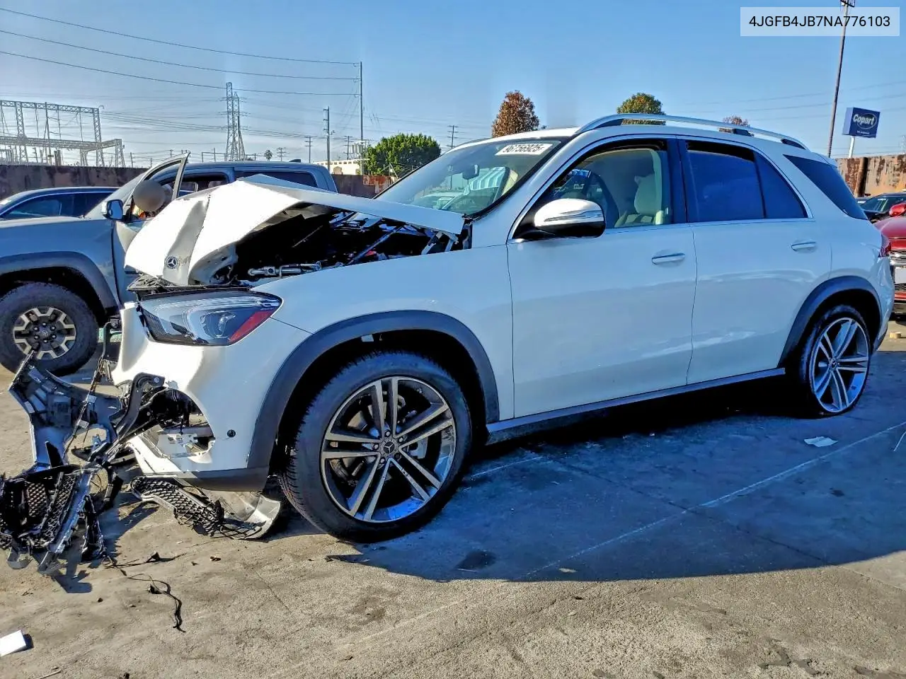 4JGFB4JB7NA776103 2022 Mercedes-Benz Gle 350