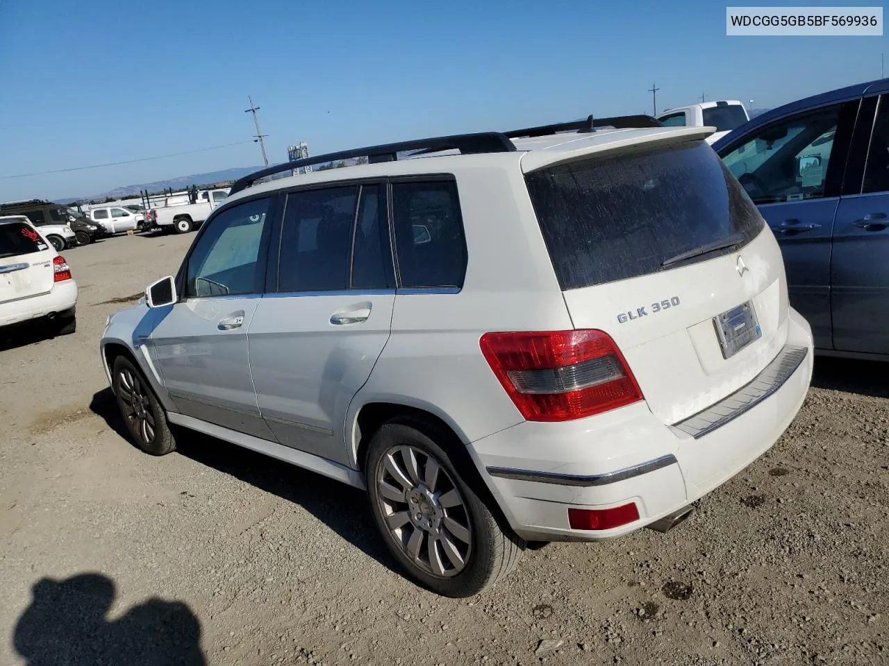 WDCGG5GB5BF569936 2011 Mercedes-Benz Glk 350