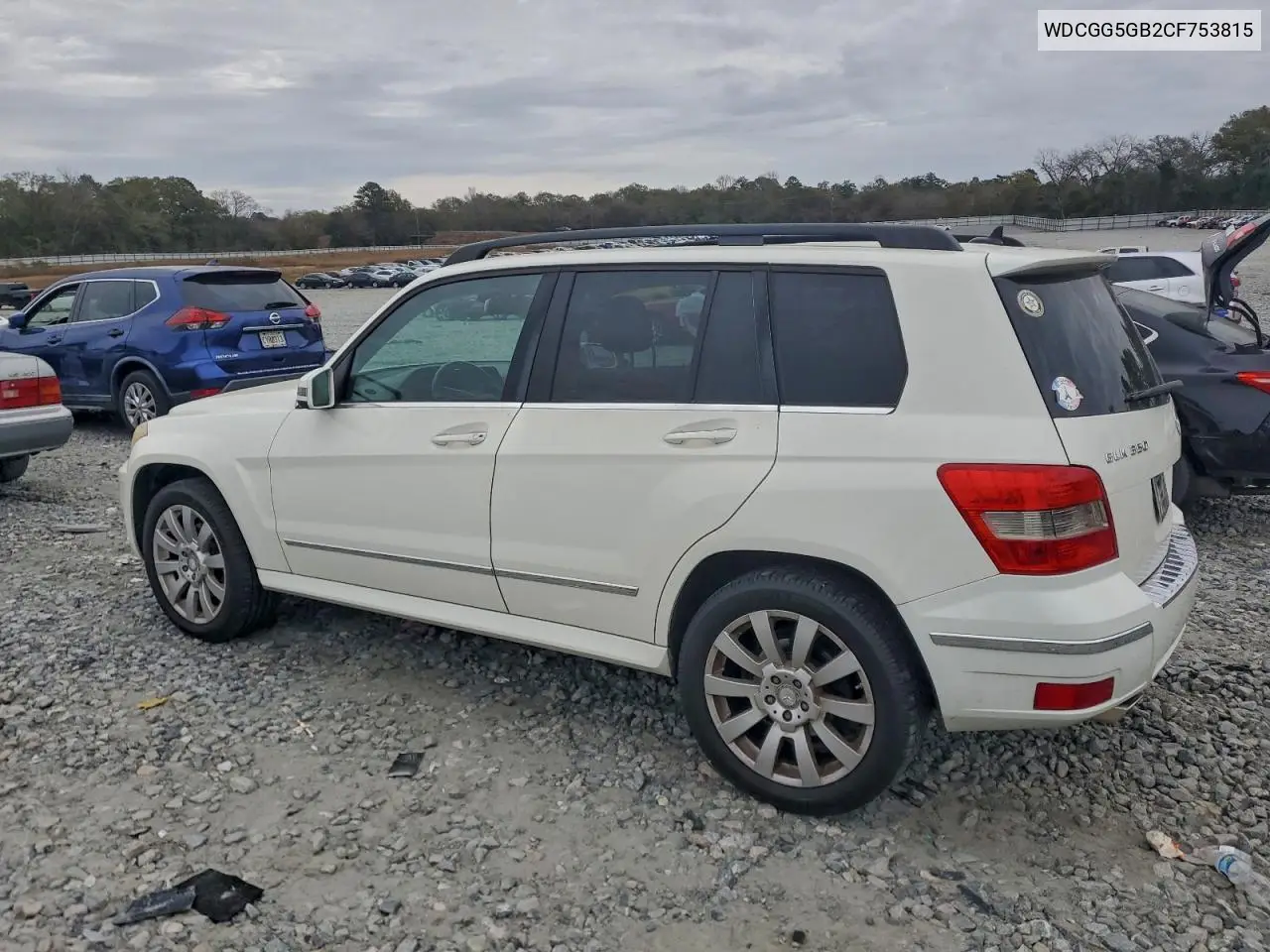 WDCGG5GB2CF753815 2012 Mercedes-Benz Glk 350