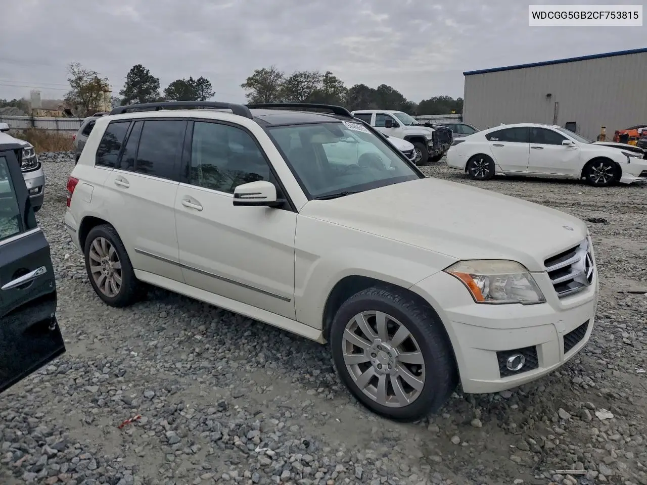WDCGG5GB2CF753815 2012 Mercedes-Benz Glk 350