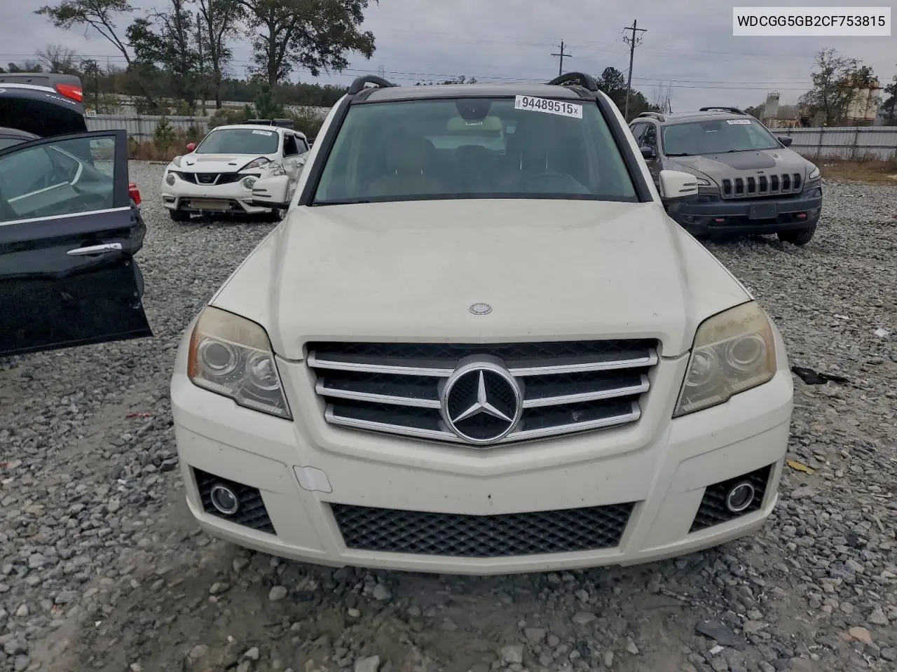 WDCGG5GB2CF753815 2012 Mercedes-Benz Glk 350