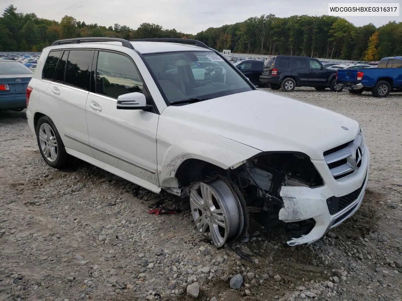 WDCGG5HBXEG316317 2014 Mercedes-Benz Glk 350