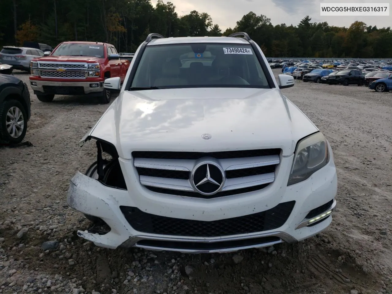 WDCGG5HBXEG316317 2014 Mercedes-Benz Glk 350