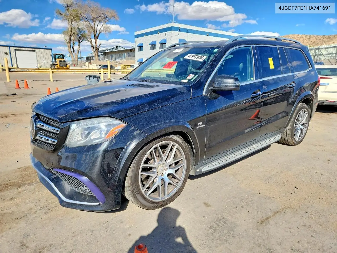 2017 Mercedes-Benz Gls 63 Amg 4Matic VIN: 4JGDF7FE1HA741691 Lot: 41967936