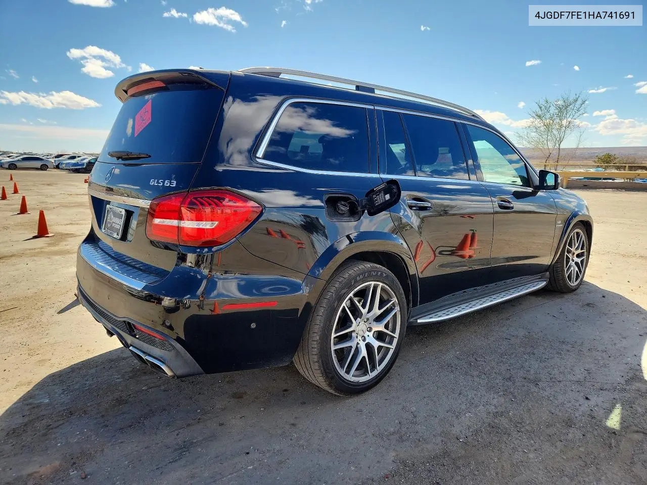 2017 Mercedes-Benz Gls 63 Amg 4Matic VIN: 4JGDF7FE1HA741691 Lot: 41967936