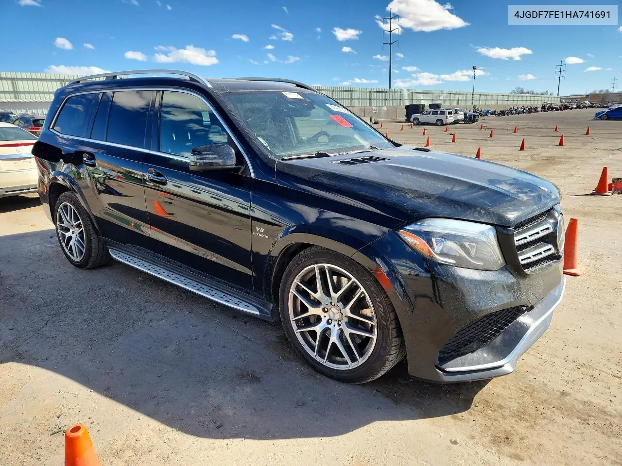 2017 Mercedes-Benz Gls 63 Amg 4Matic VIN: 4JGDF7FE1HA741691 Lot: 41967936