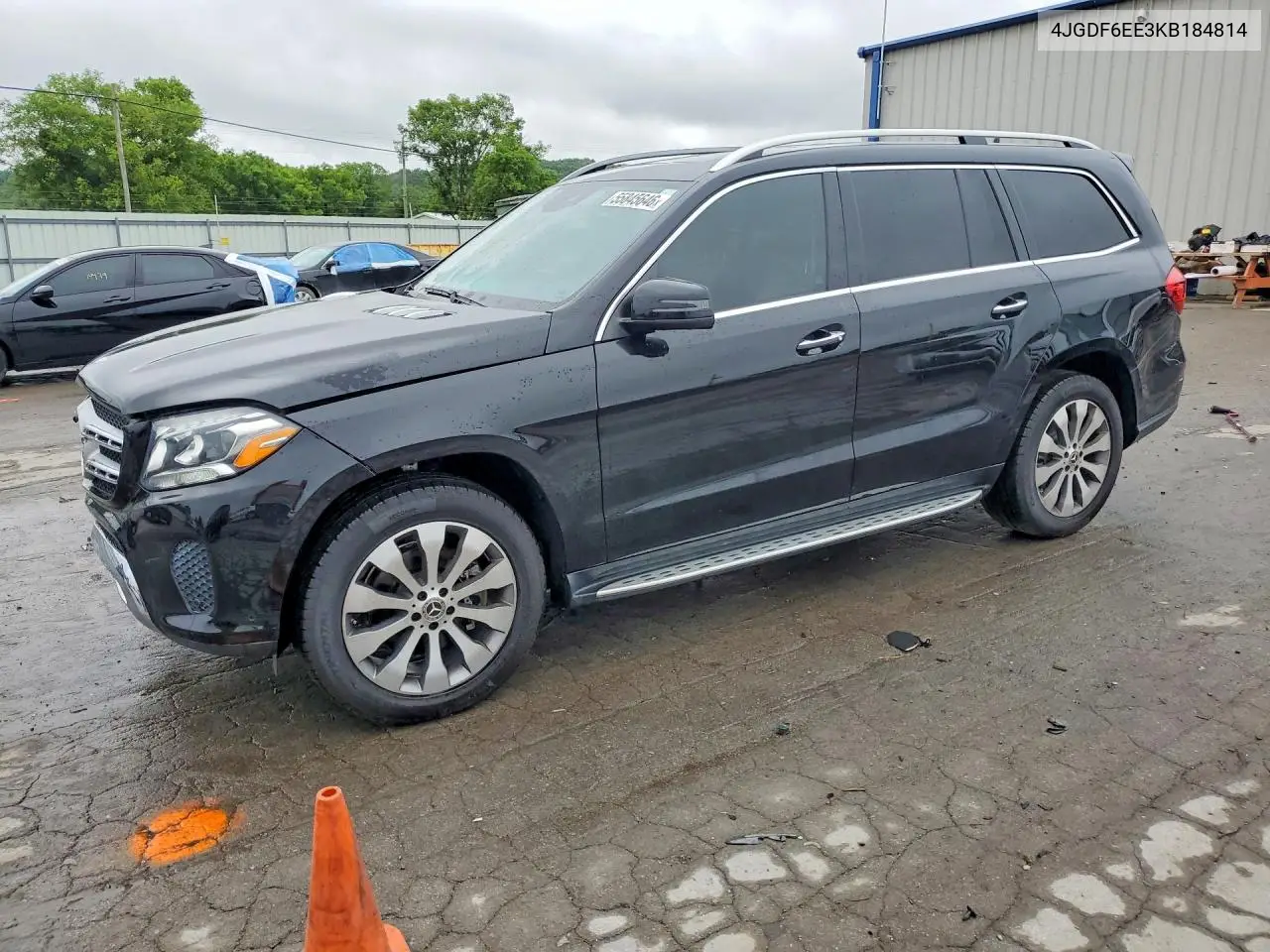 2019 Mercedes-Benz Gls 450 4Matic VIN: 4JGDF6EE3KB184814 Lot: 55845646