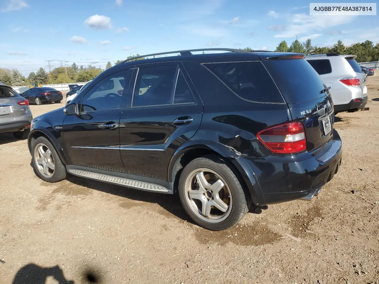 4JGBB77E48A387814 2008 Mercedes-Benz Ml 63 Amg
