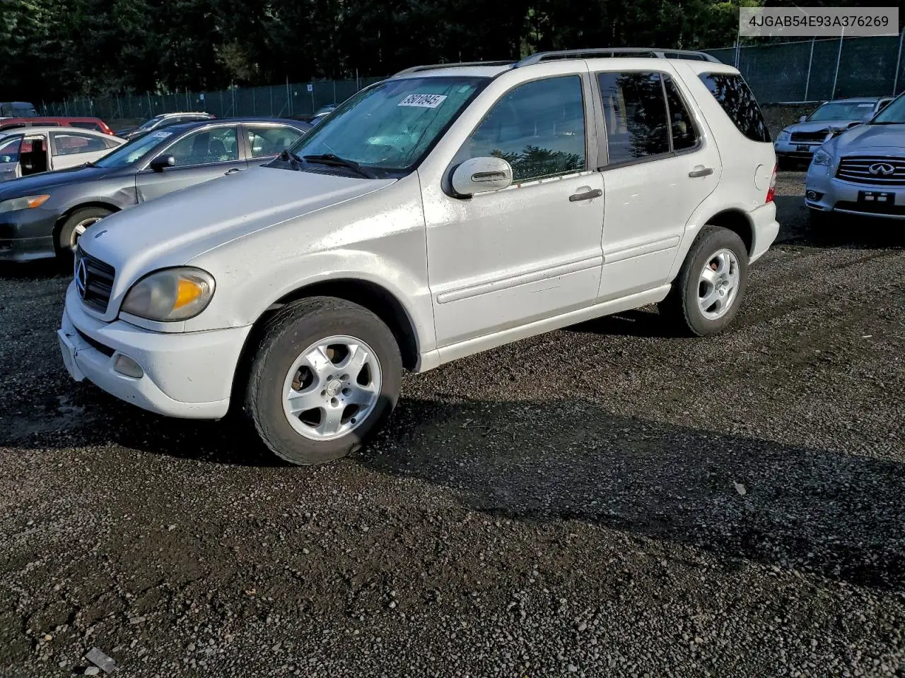 4JGAB54E93A376269 2003 Mercedes-Benz Ml 320