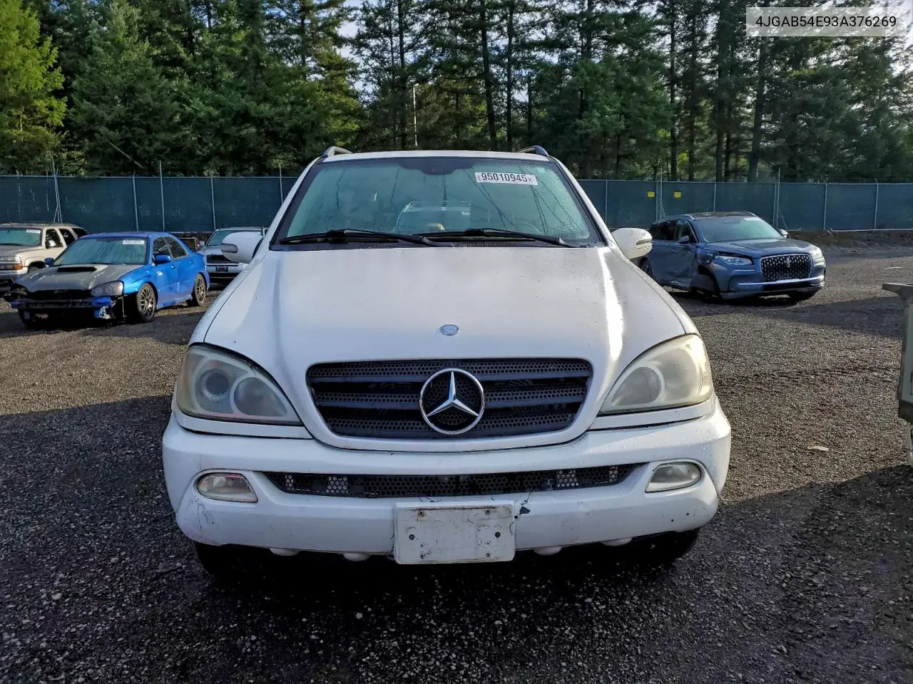 4JGAB54E93A376269 2003 Mercedes-Benz Ml 320
