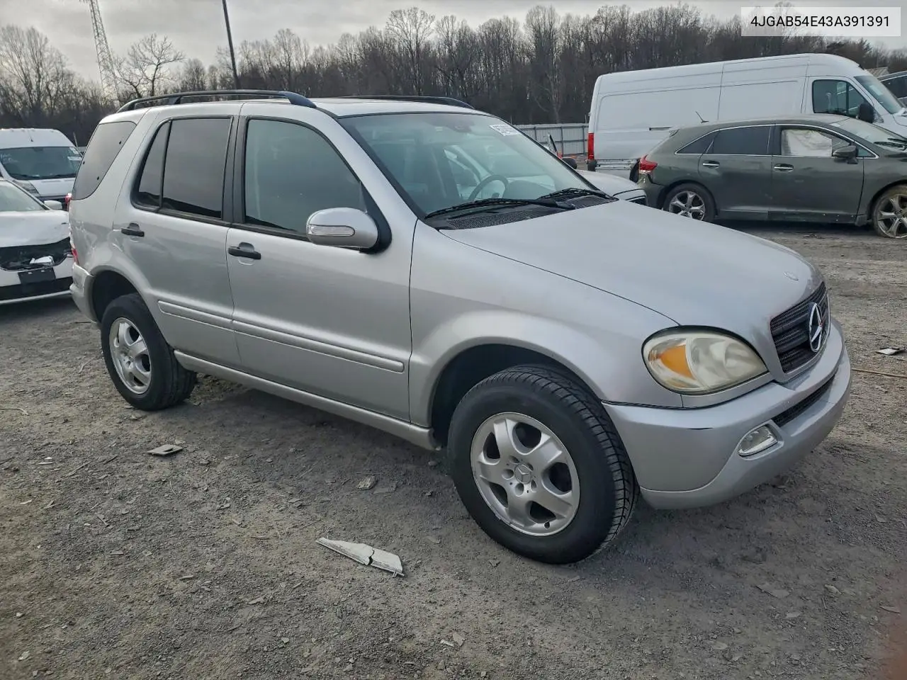 4JGAB54E43A391391 2003 Mercedes-Benz Ml 320
