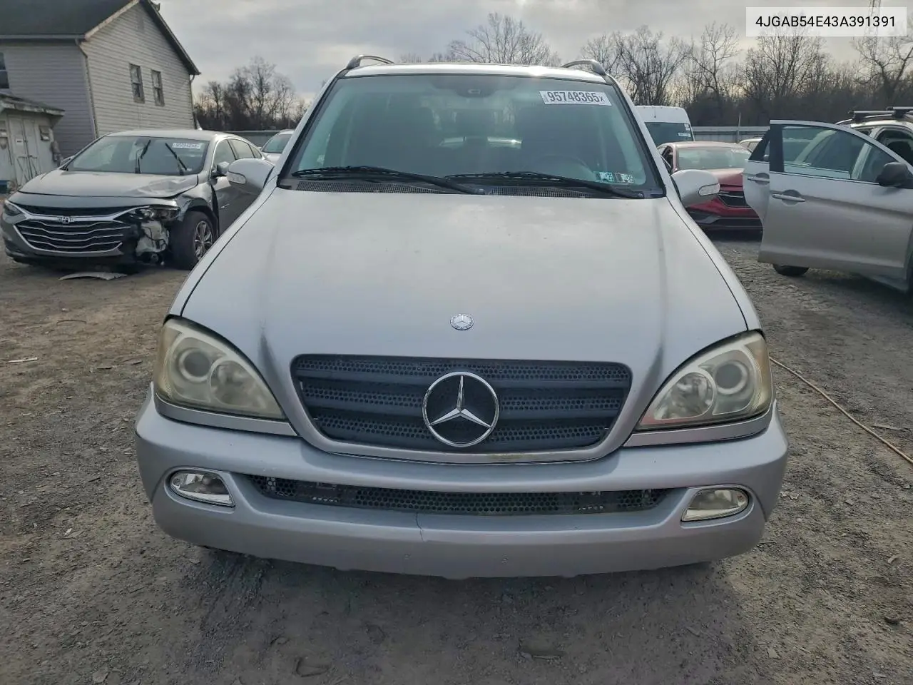 4JGAB54E43A391391 2003 Mercedes-Benz Ml 320