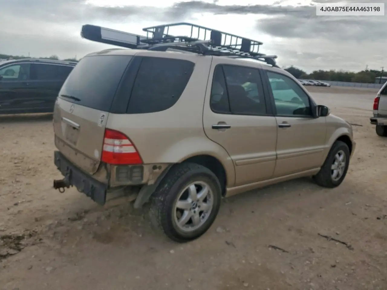 4JGAB75E44A463198 2004 Mercedes-Benz Ml 500