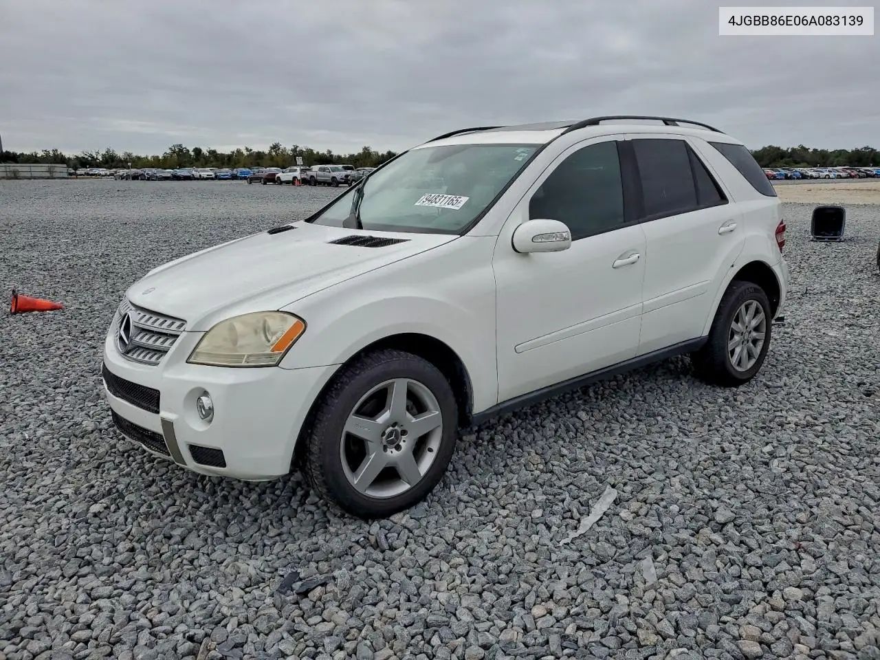 4JGBB86E06A083139 2006 Mercedes-Benz Ml 350