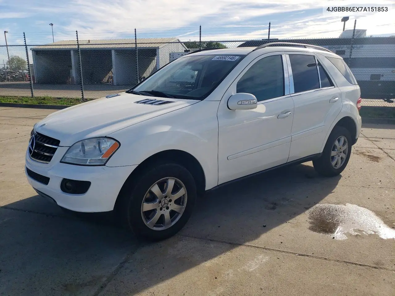 4JGBB86EX7A151853 2007 Mercedes-Benz Ml 350