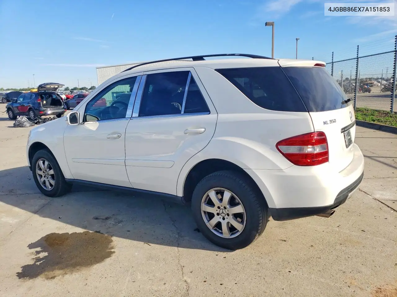 4JGBB86EX7A151853 2007 Mercedes-Benz Ml 350