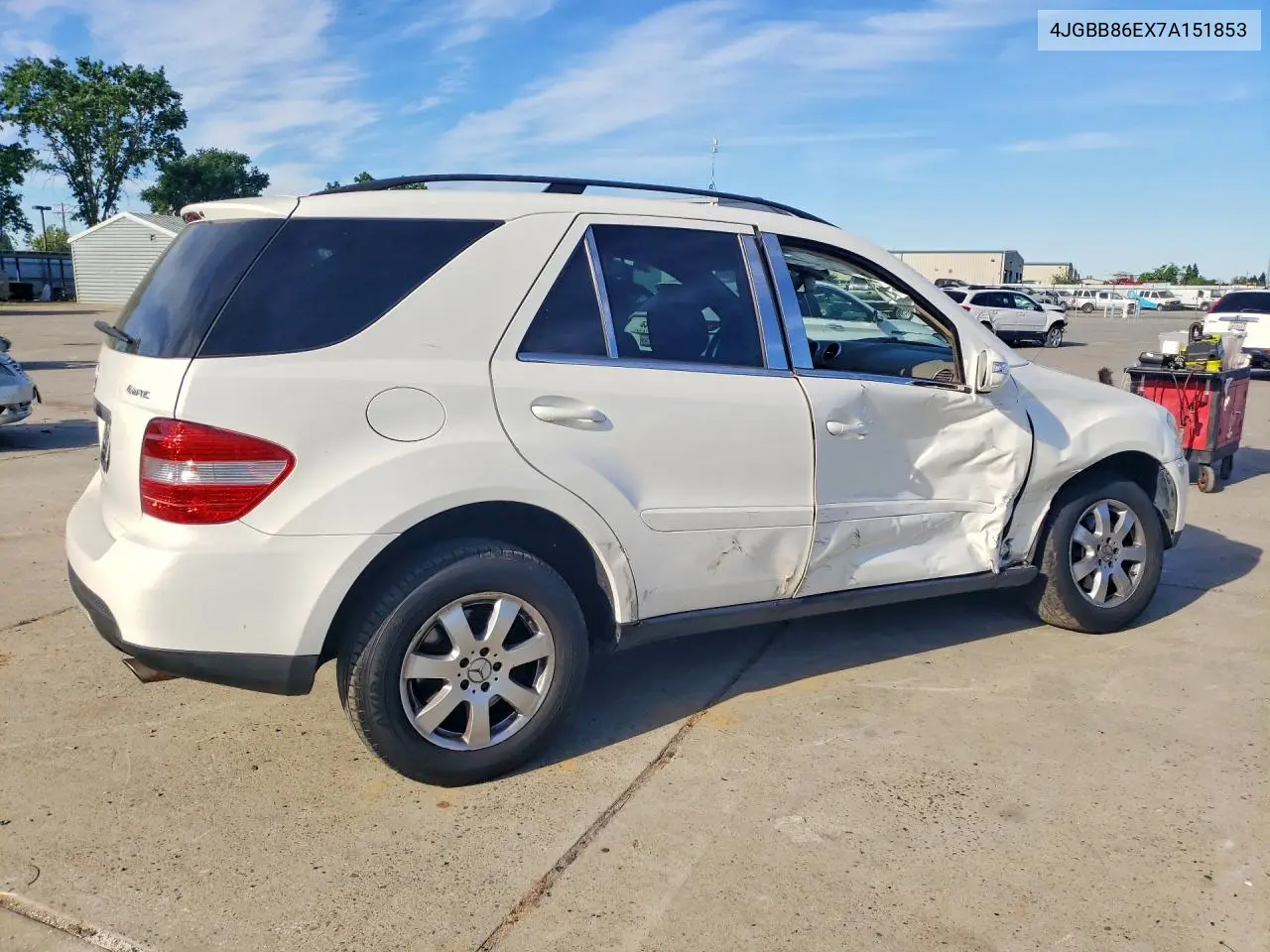 4JGBB86EX7A151853 2007 Mercedes-Benz Ml 350