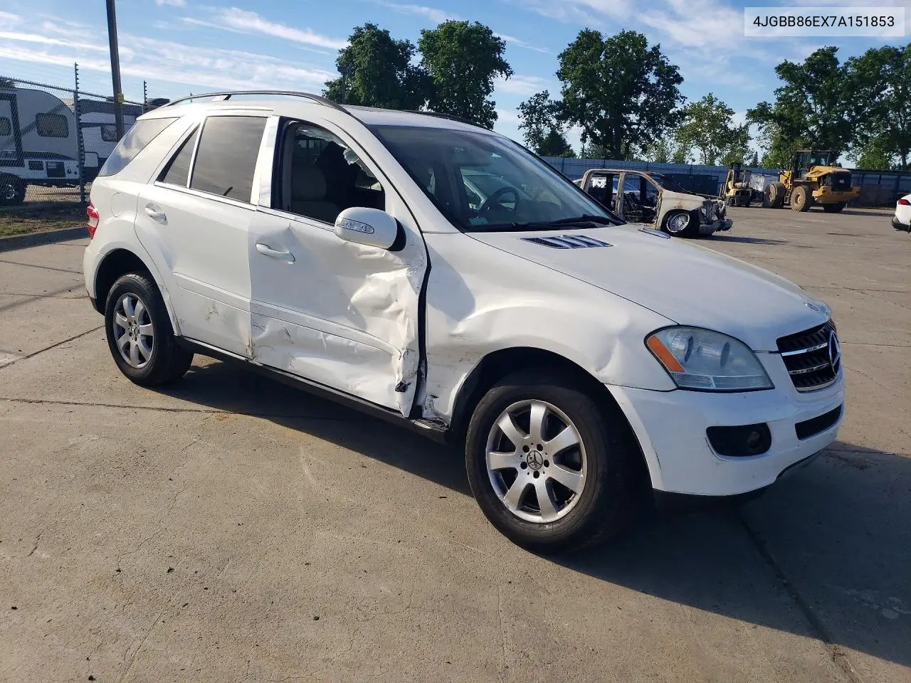 4JGBB86EX7A151853 2007 Mercedes-Benz Ml 350