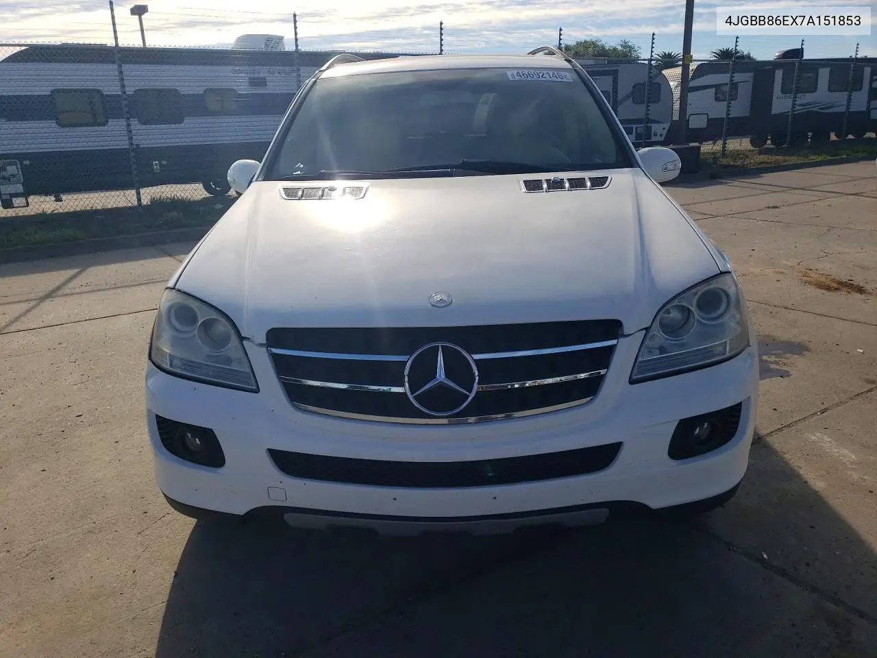 4JGBB86EX7A151853 2007 Mercedes-Benz Ml 350