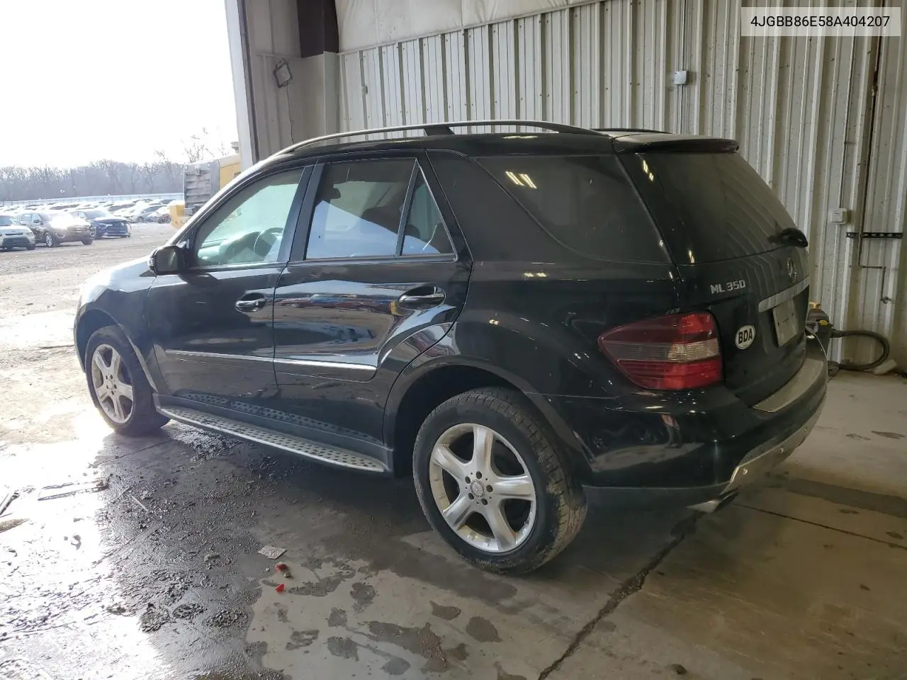 2008 Mercedes-Benz Ml 350 VIN: 4JGBB86E58A404207 Lot: 49011355