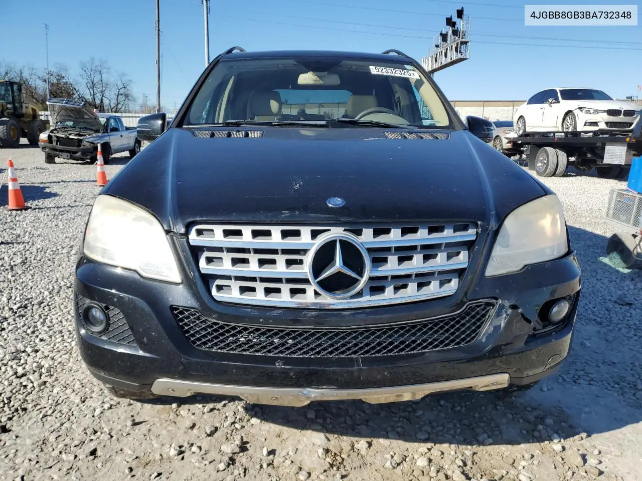 4JGBB8GB3BA732348 2011 Mercedes-Benz Ml 350 4Matic