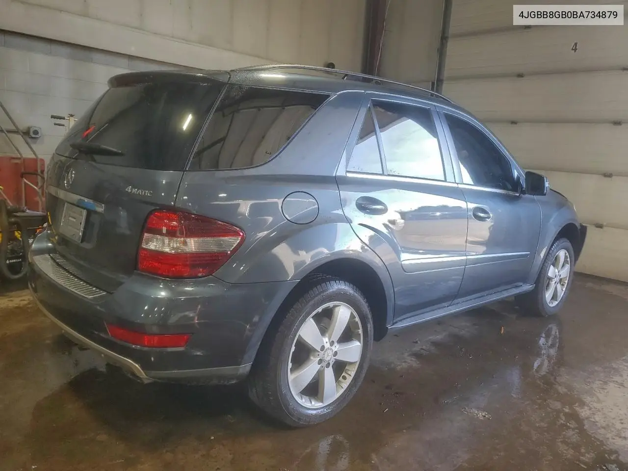 4JGBB8GB0BA734879 2011 Mercedes-Benz Ml 350 4Matic