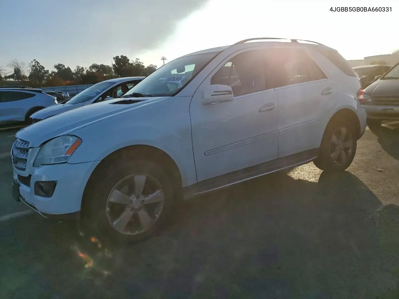 4JGBB5GB0BA660331 2011 Mercedes-Benz Ml 350