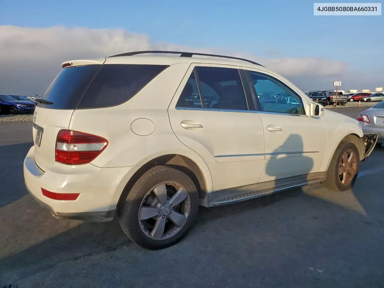 4JGBB5GB0BA660331 2011 Mercedes-Benz Ml 350