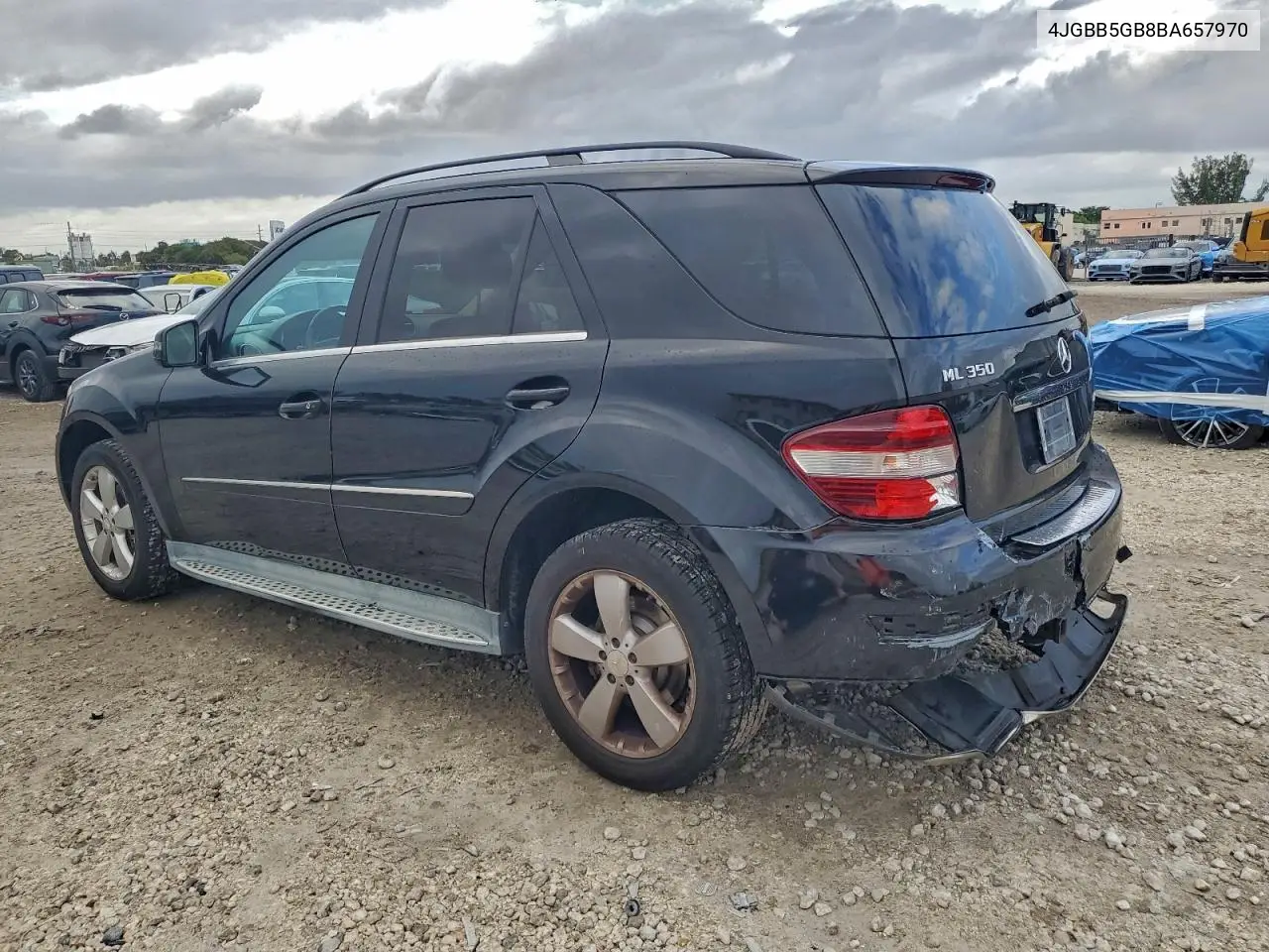 4JGBB5GB8BA657970 2011 Mercedes-Benz Ml 350
