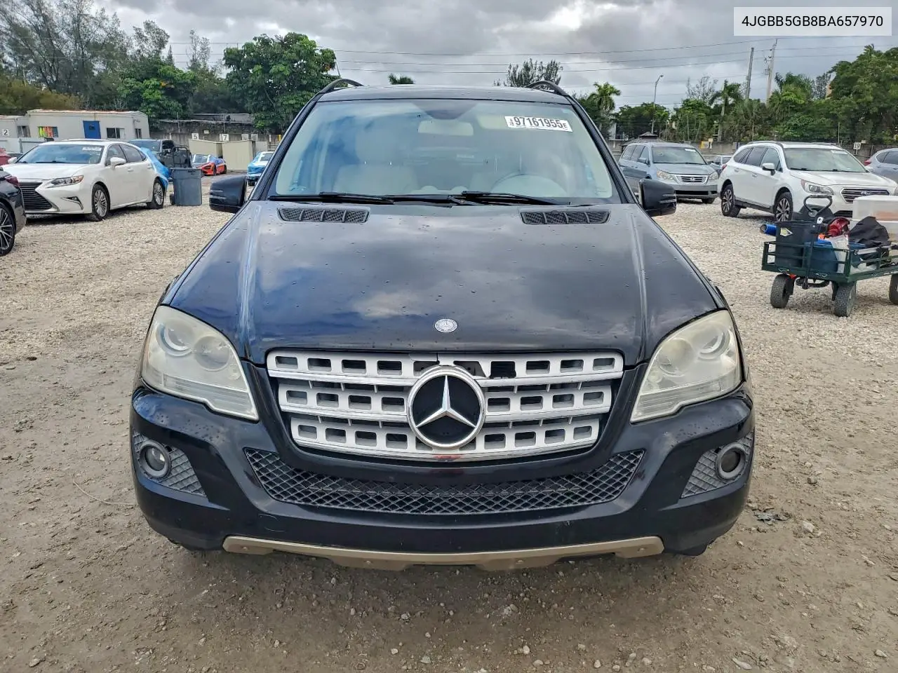 4JGBB5GB8BA657970 2011 Mercedes-Benz Ml 350
