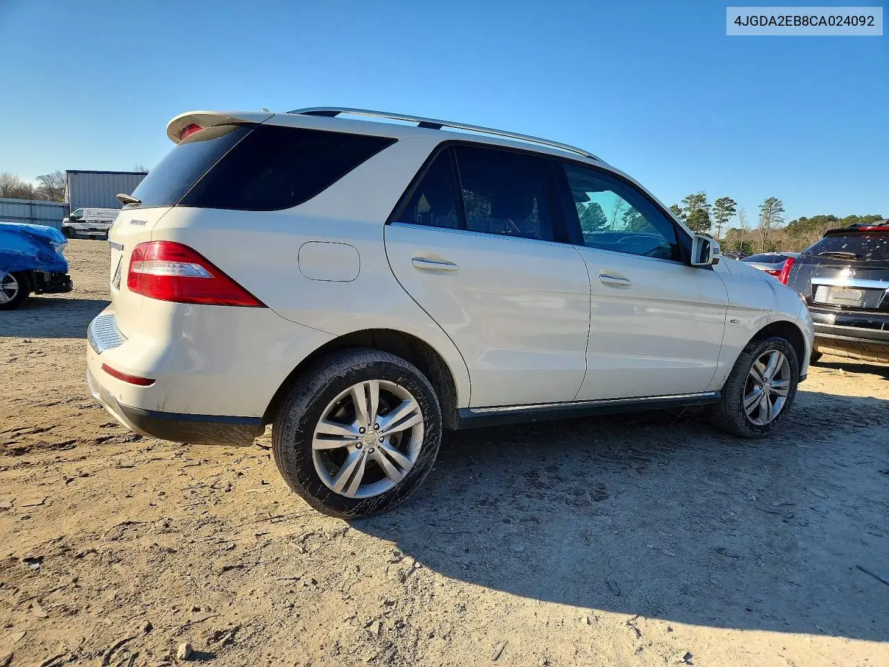 4JGDA2EB8CA024092 2012 Mercedes-Benz Ml 350 Bluetec