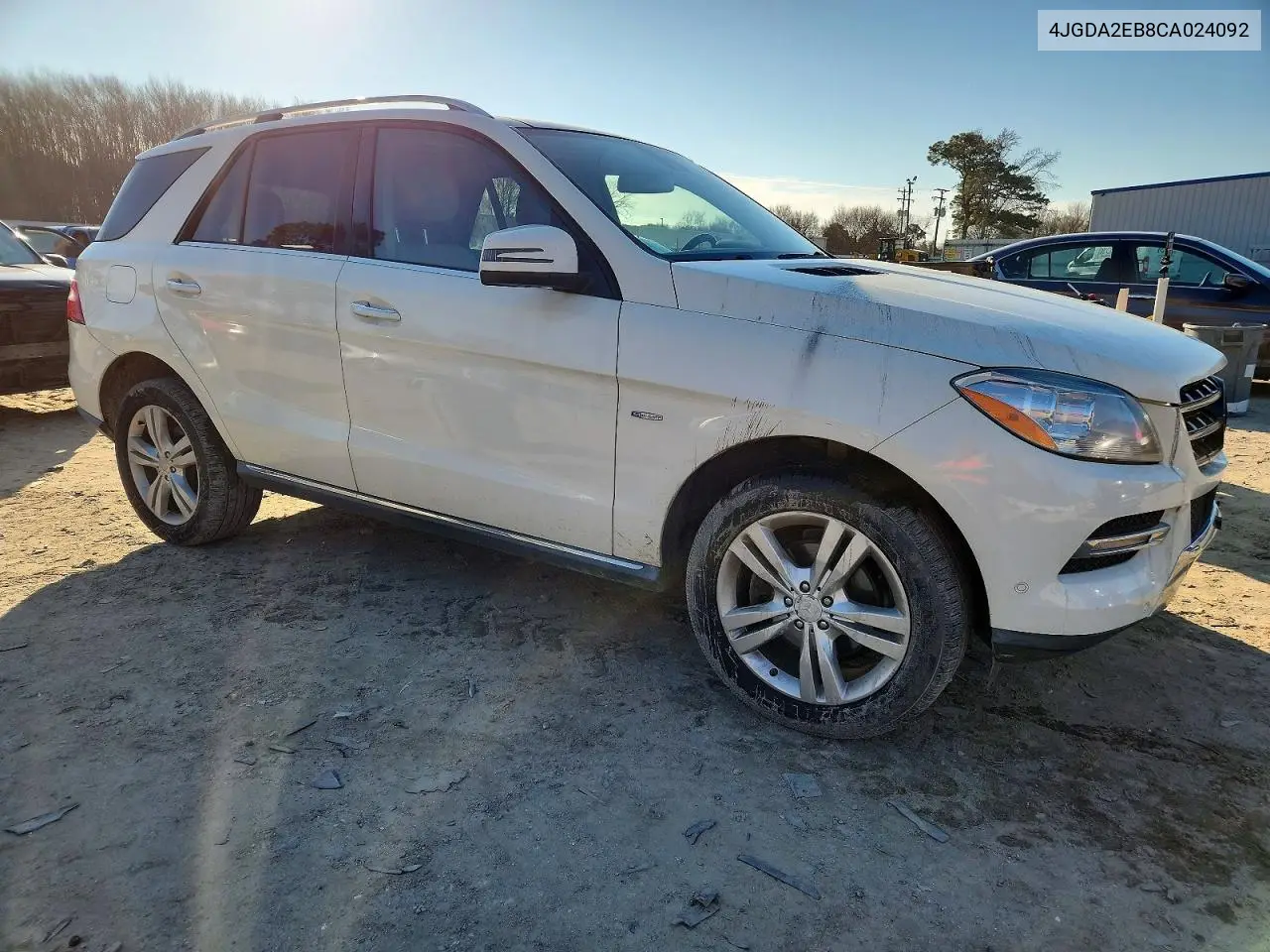 4JGDA2EB8CA024092 2012 Mercedes-Benz Ml 350 Bluetec