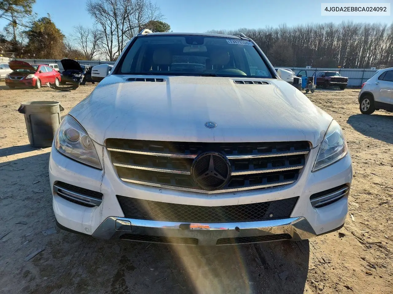 4JGDA2EB8CA024092 2012 Mercedes-Benz Ml 350 Bluetec