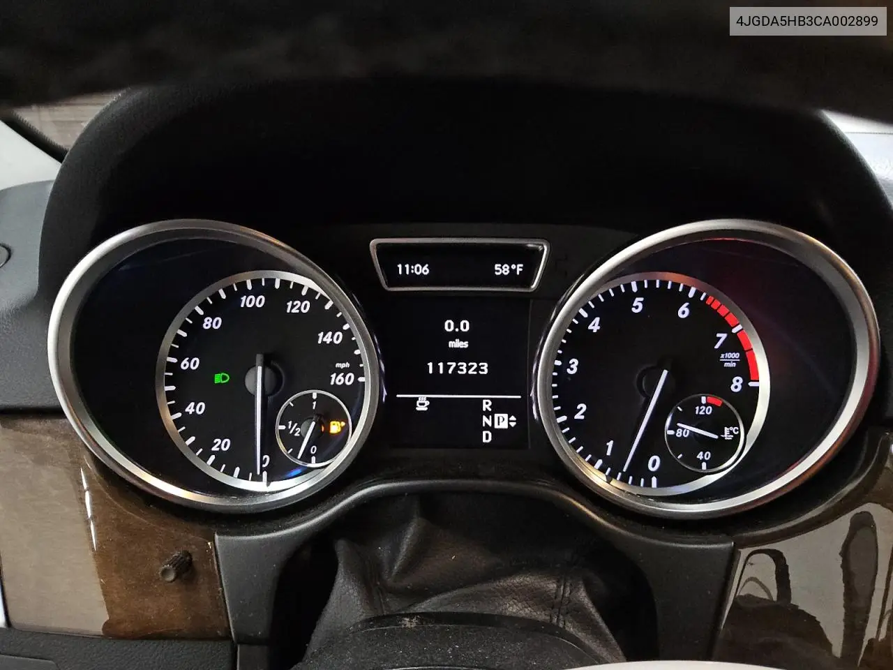 4JGDA5HB3CA002899 2012 Mercedes-Benz Ml 350 4Matic