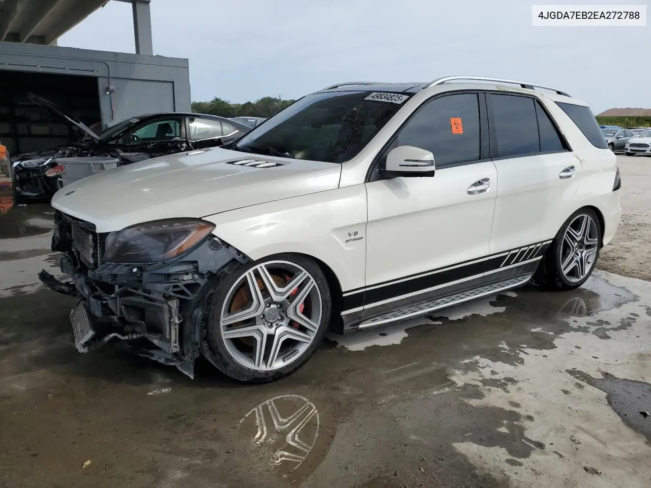 2014 Mercedes-Benz Ml 63 Amg VIN: 4JGDA7EB2EA272788 Lot: 49834825