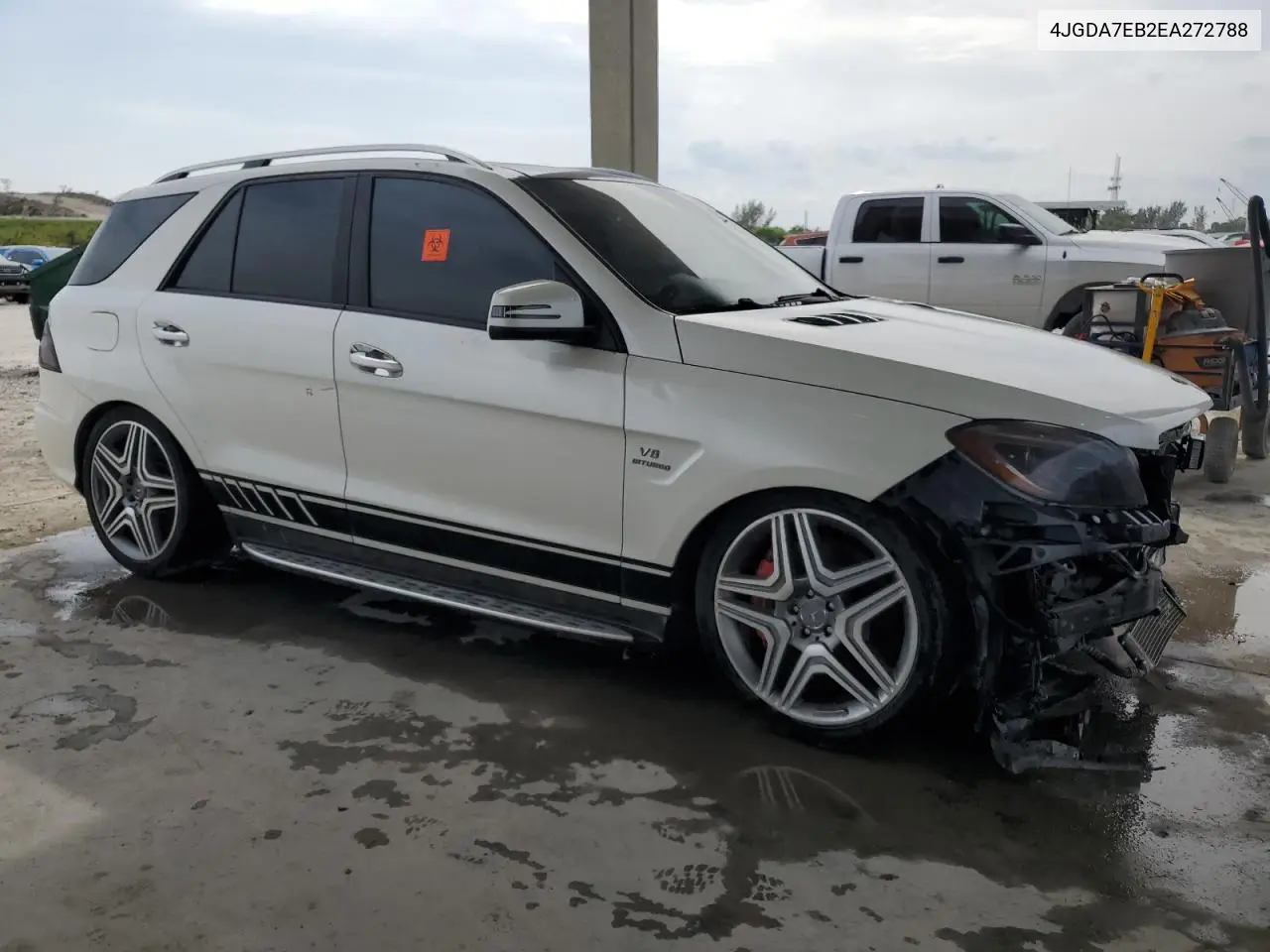 2014 Mercedes-Benz Ml 63 Amg VIN: 4JGDA7EB2EA272788 Lot: 49834825