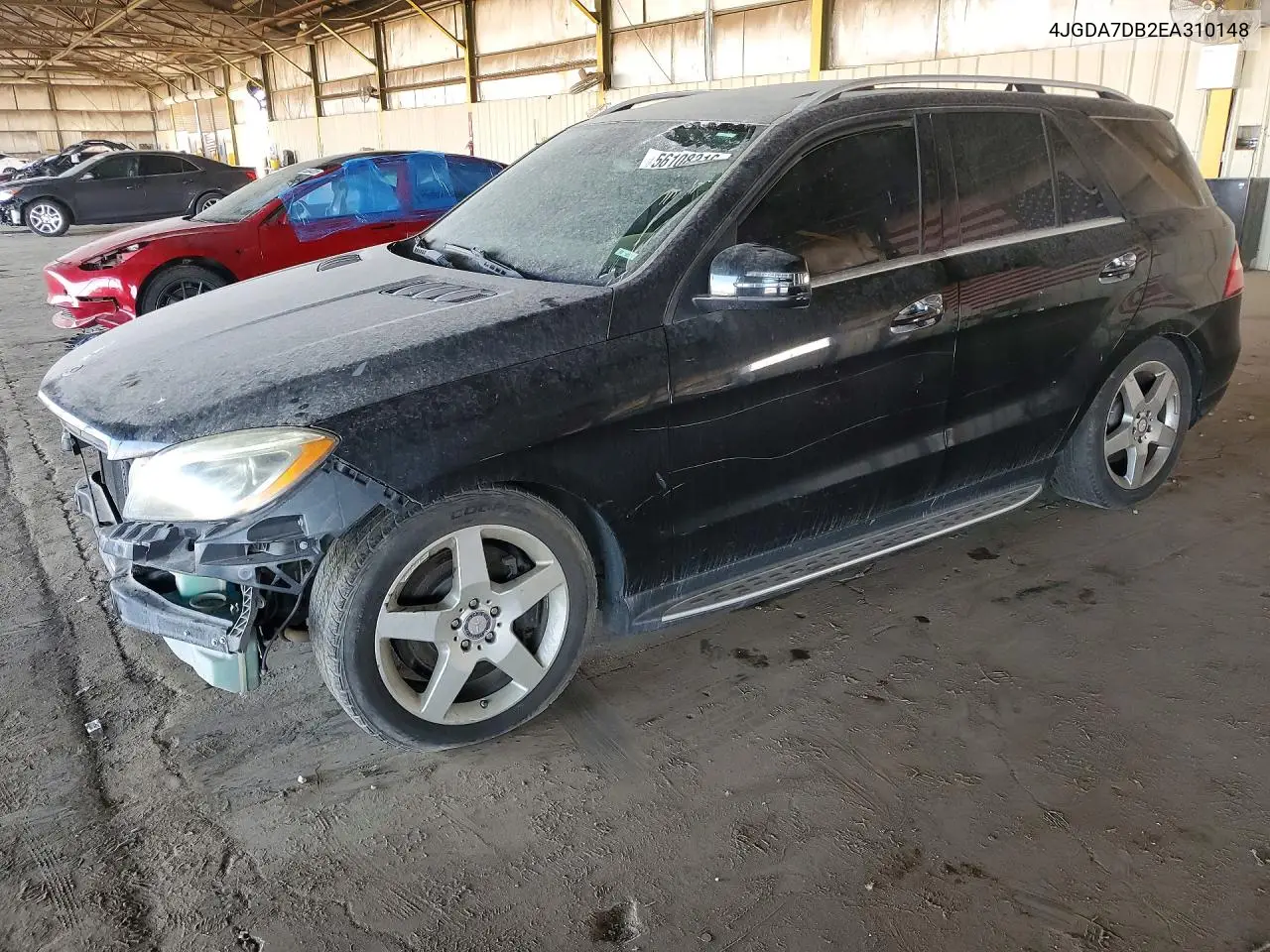 4JGDA7DB2EA310148 2014 Mercedes-Benz Ml 550 4Matic