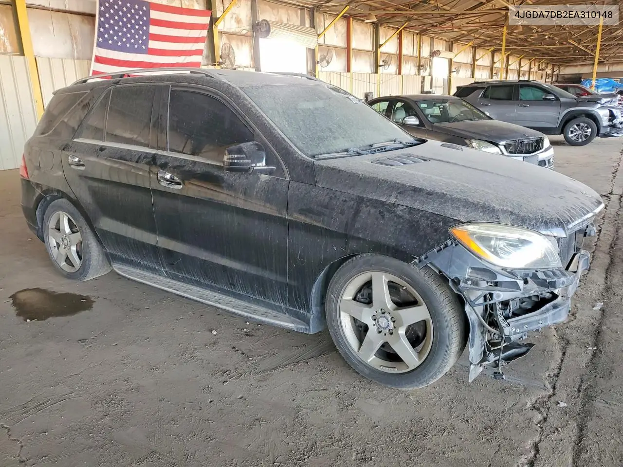 4JGDA7DB2EA310148 2014 Mercedes-Benz Ml 550 4Matic