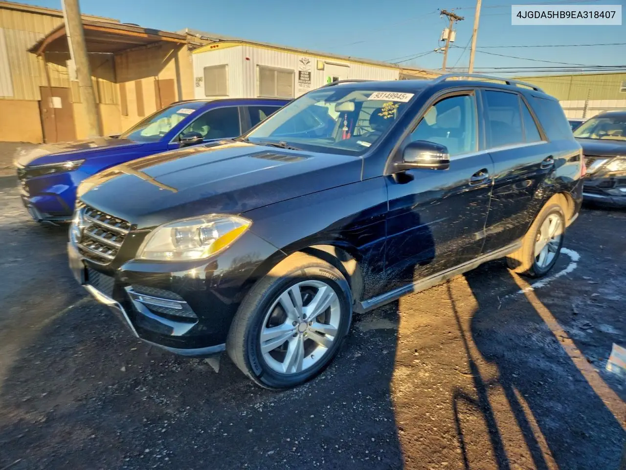4JGDA5HB9EA318407 2014 Mercedes-Benz Ml 350 4Matic