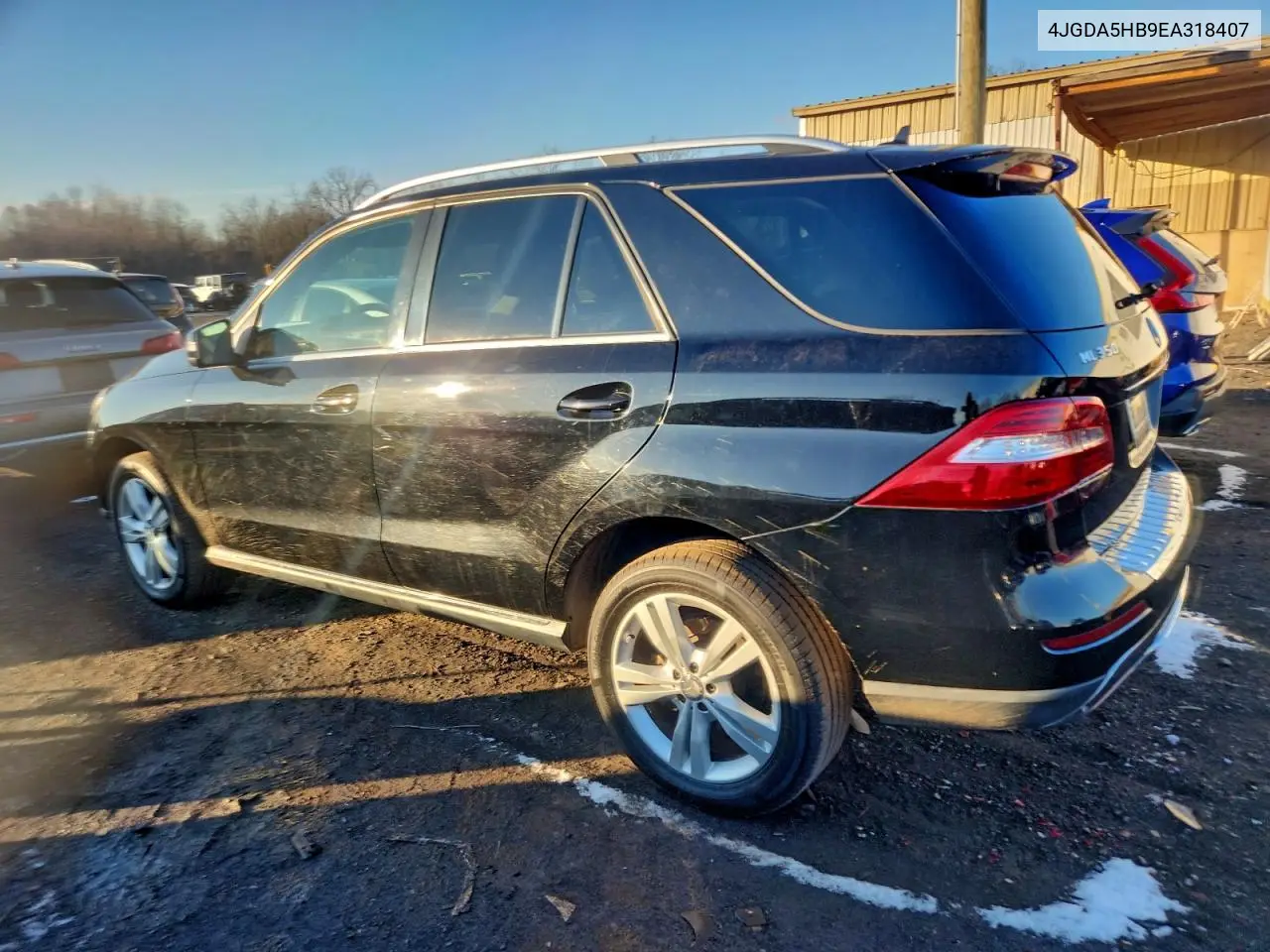 4JGDA5HB9EA318407 2014 Mercedes-Benz Ml 350 4Matic