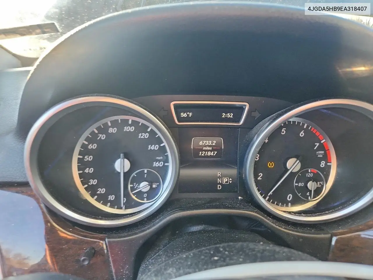 4JGDA5HB9EA318407 2014 Mercedes-Benz Ml 350 4Matic