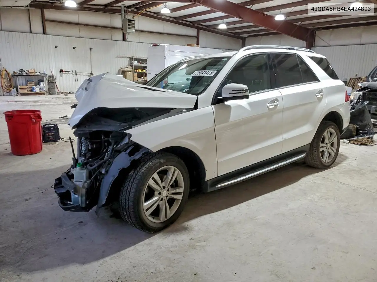 4JGDA5HB4EA424893 2014 Mercedes-Benz Ml 350 4Matic